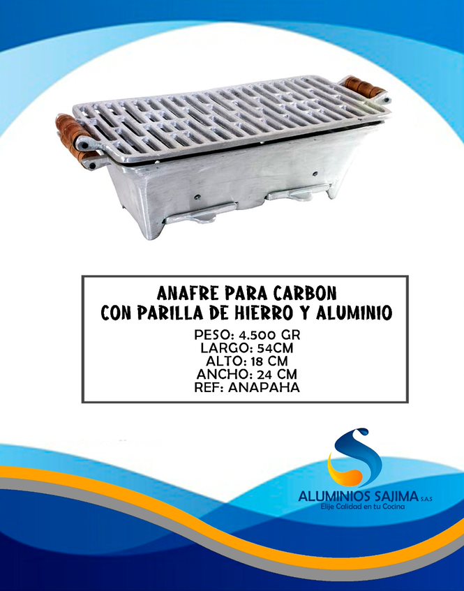 Anafre para carbón