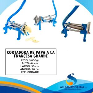 Cortador de papa a la francesa grande
