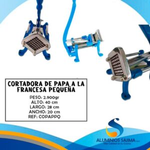 cortadora de papas a la francesa pequeña