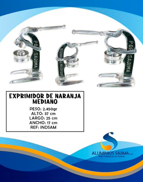 Exprimidor de naranja mediano