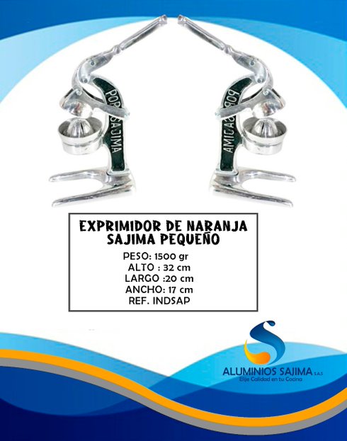 Exprimidor de naranja Sijama pequeño